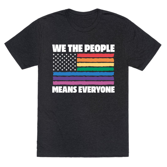 Rainbow Flag We The People Unisex Triblend Tee