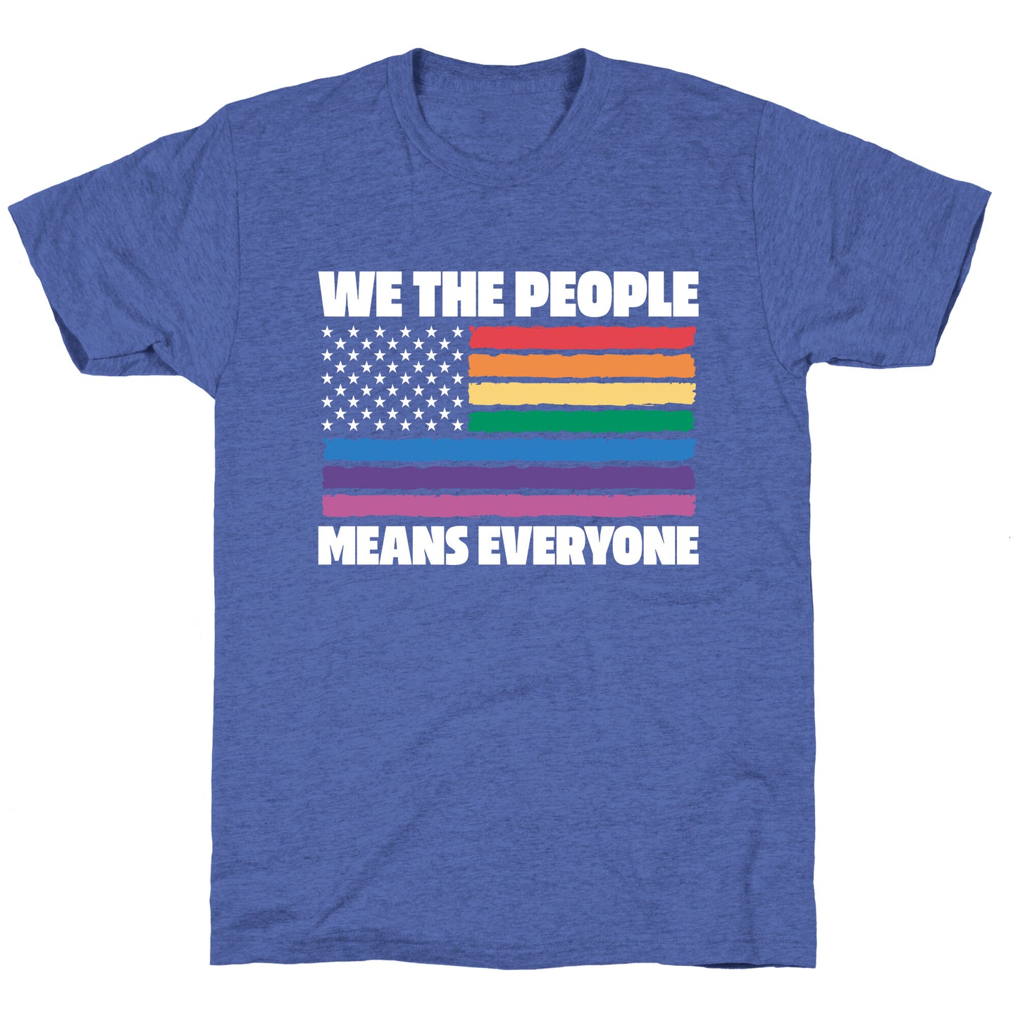 Rainbow Flag We The People Unisex Triblend Tee
