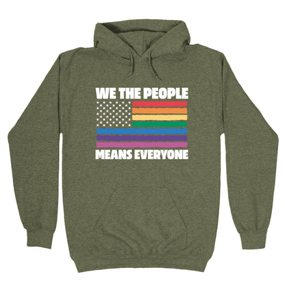 Rainbow Flag We The People Hoodie