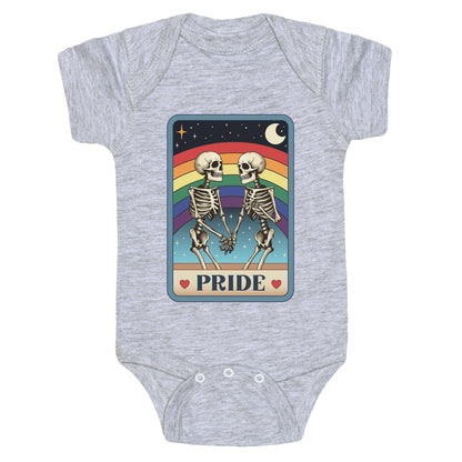 Rainbow Pride Tarot Card Baby One-Piece