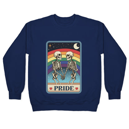 Rainbow Pride Tarot Card Crewneck Sweatshirt