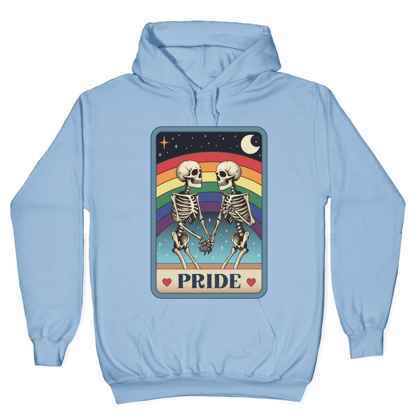 Rainbow Pride Tarot Card Hoodie