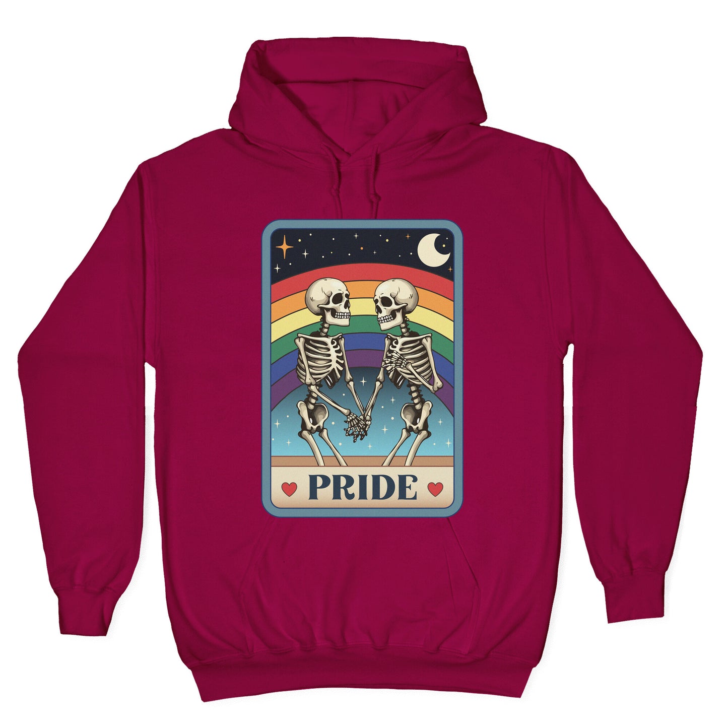 Rainbow Pride Tarot Card Hoodie