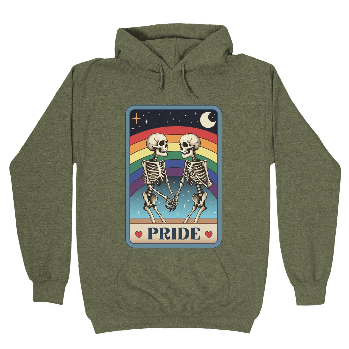 Rainbow Pride Tarot Card Hoodie