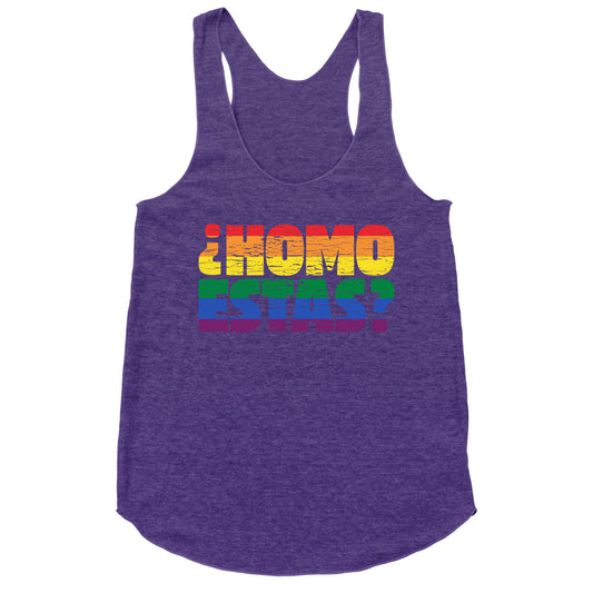 Homo Estas Racerback Tank