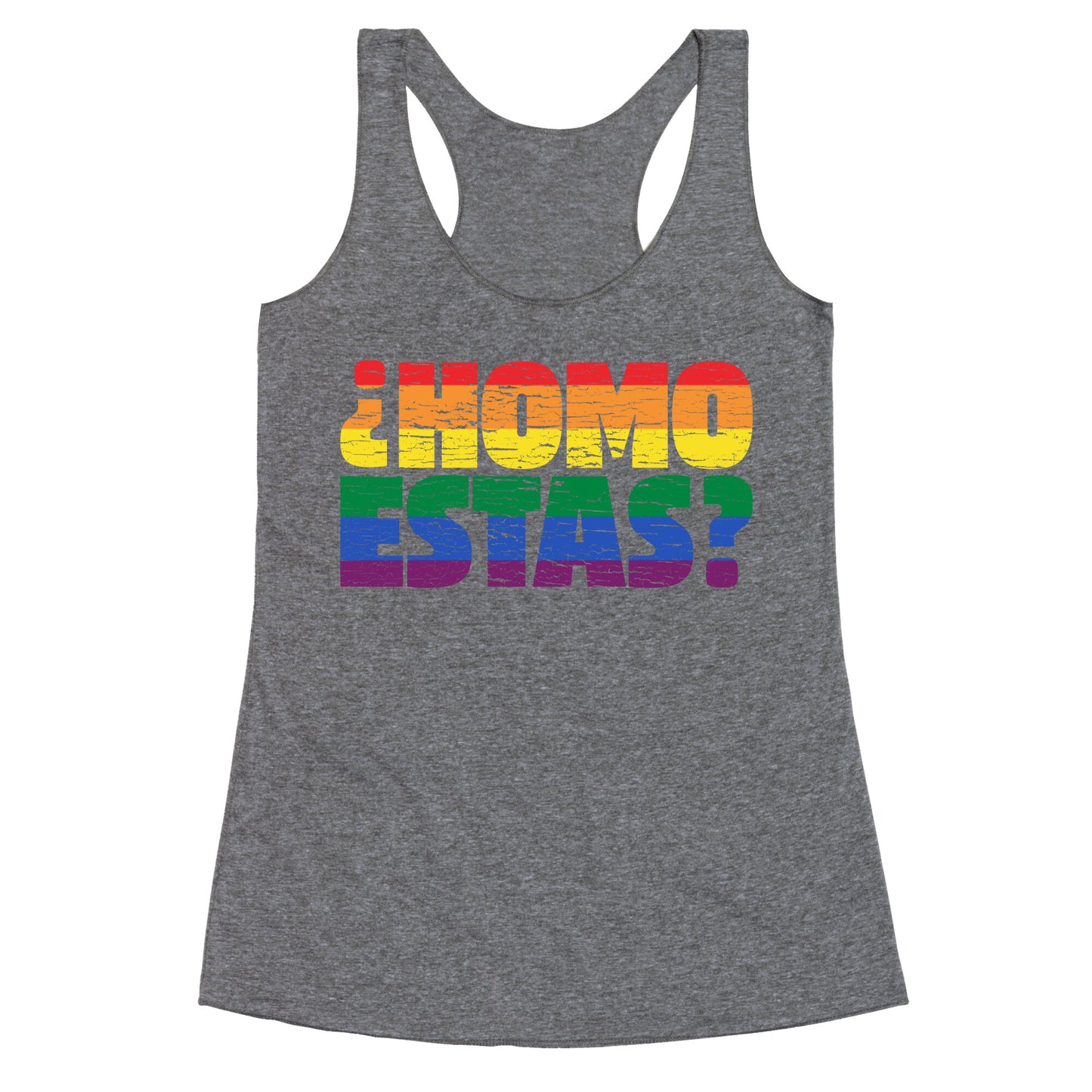 Homo Estas Racerback Tank