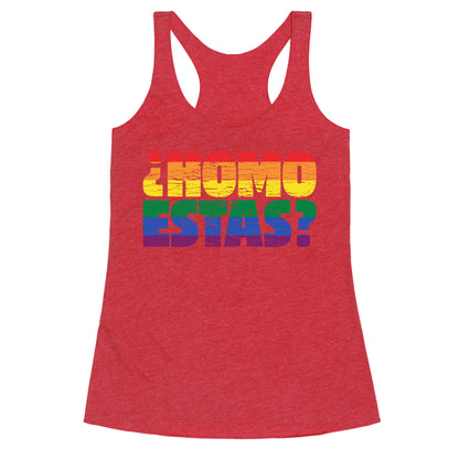 Homo Estas Racerback Tank
