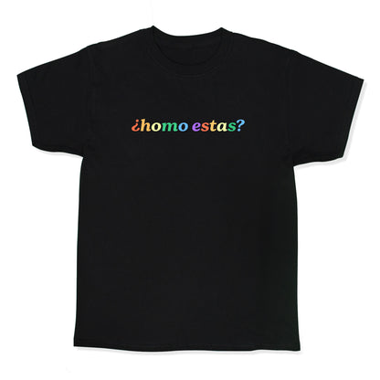Homo Estas Rainbow Kids Tee