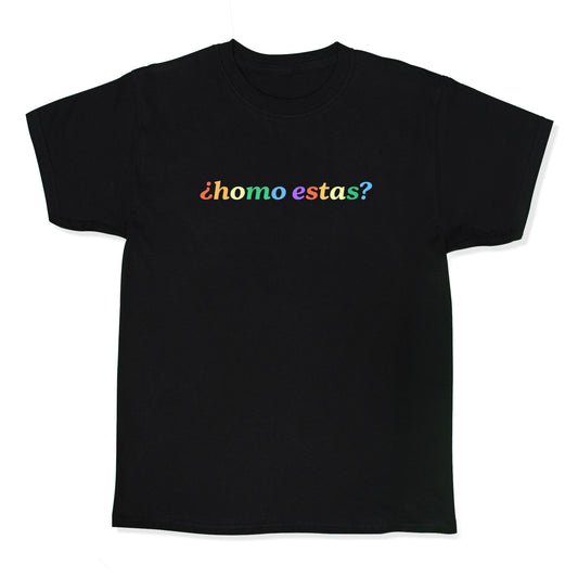 Homo Estas Rainbow Kids Tee
