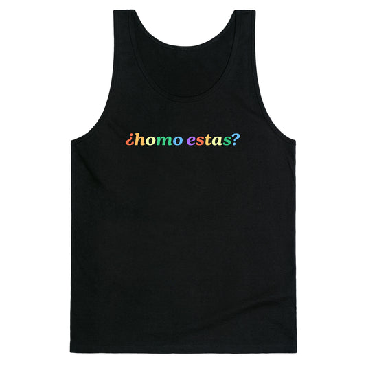 Homo Estas Rainbow Tank Top