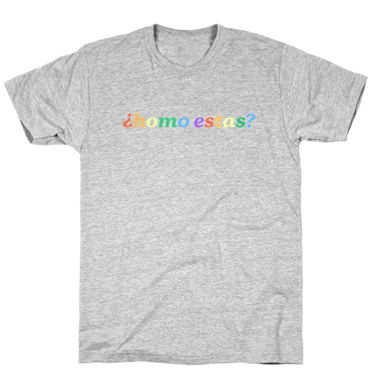 Homo Estas Rainbow T-Shirt