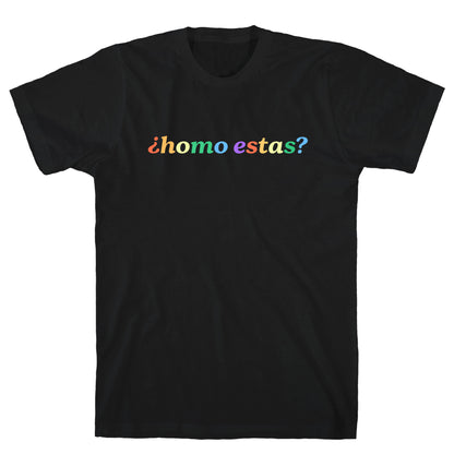 Homo Estas Rainbow T-Shirt