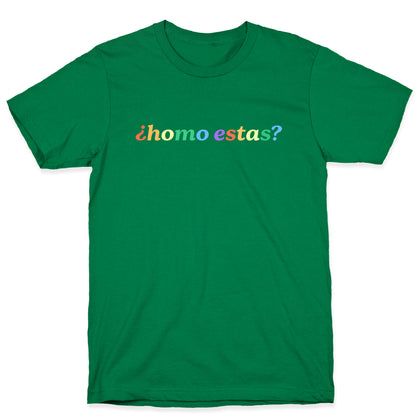 Homo Estas Rainbow T-Shirt