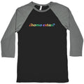 Homo Estas Rainbow Baseball Tee
