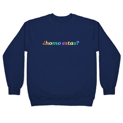 Homo Estas Rainbow Crewneck Sweatshirt