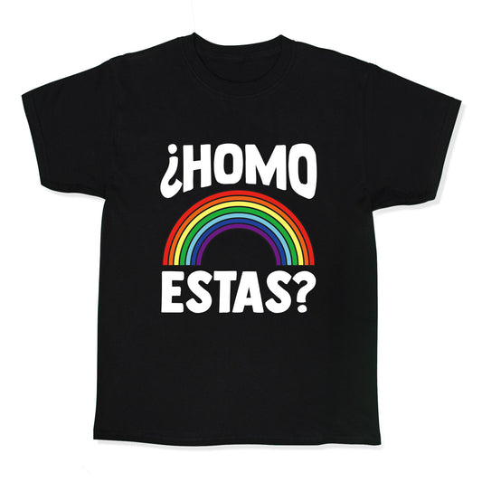 Homo Estas Rainbow Pride Kids Tee