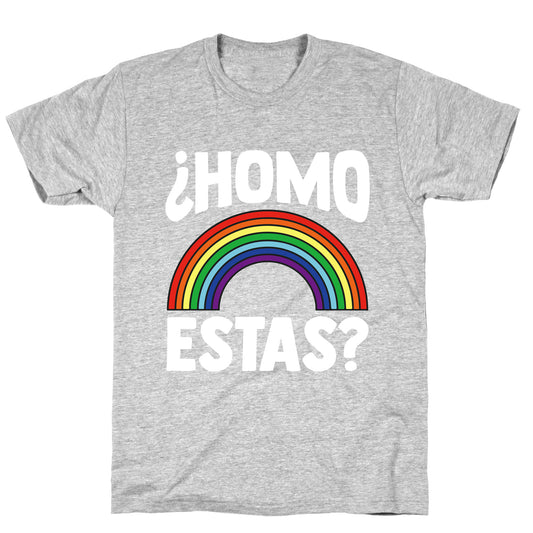 Homo Estas Rainbow Pride T-Shirt
