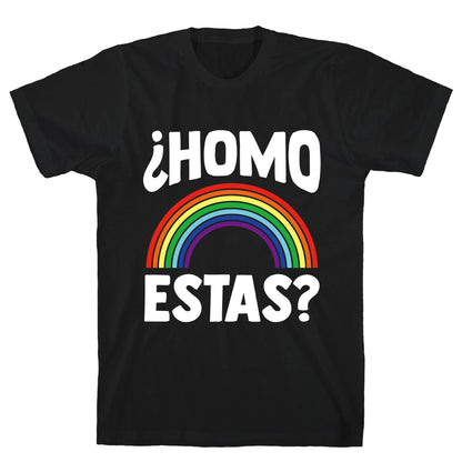 Homo Estas Rainbow Pride T-Shirt