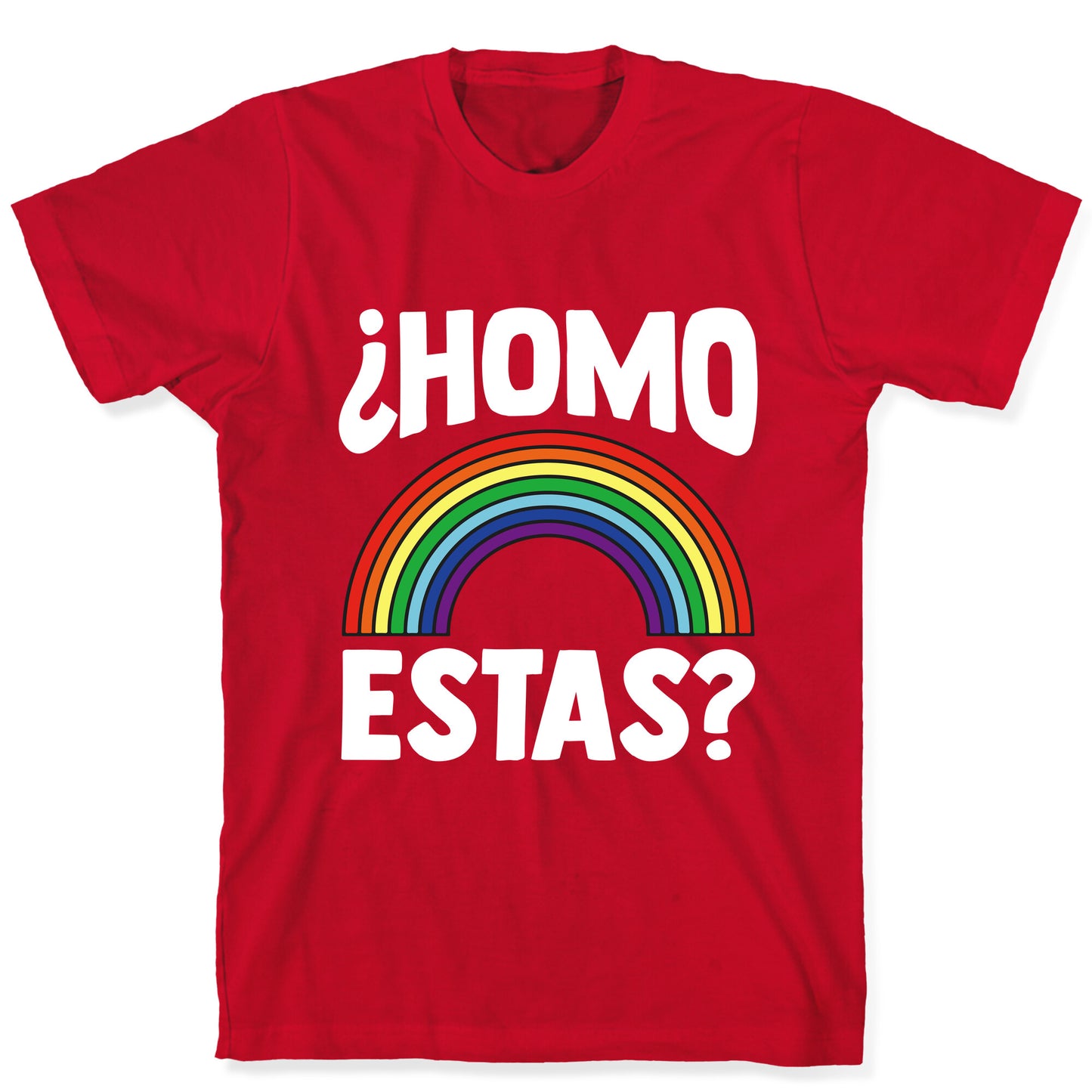 Homo Estas Rainbow Pride T-Shirt