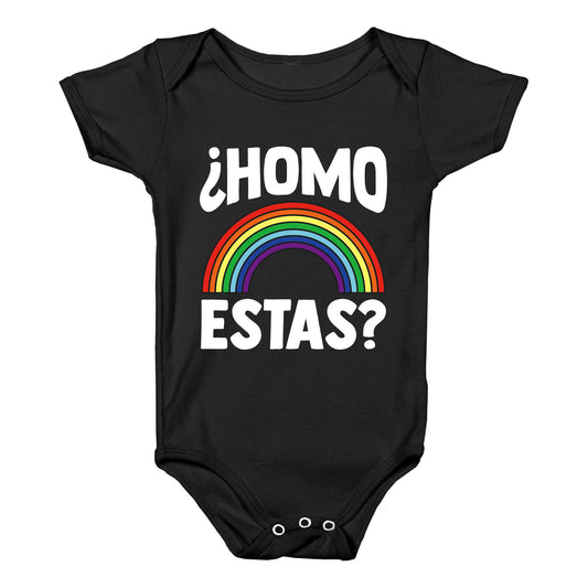 Homo Estas Rainbow Pride Baby One-Piece