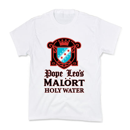 Pope Leo Holy Water Kids Tee