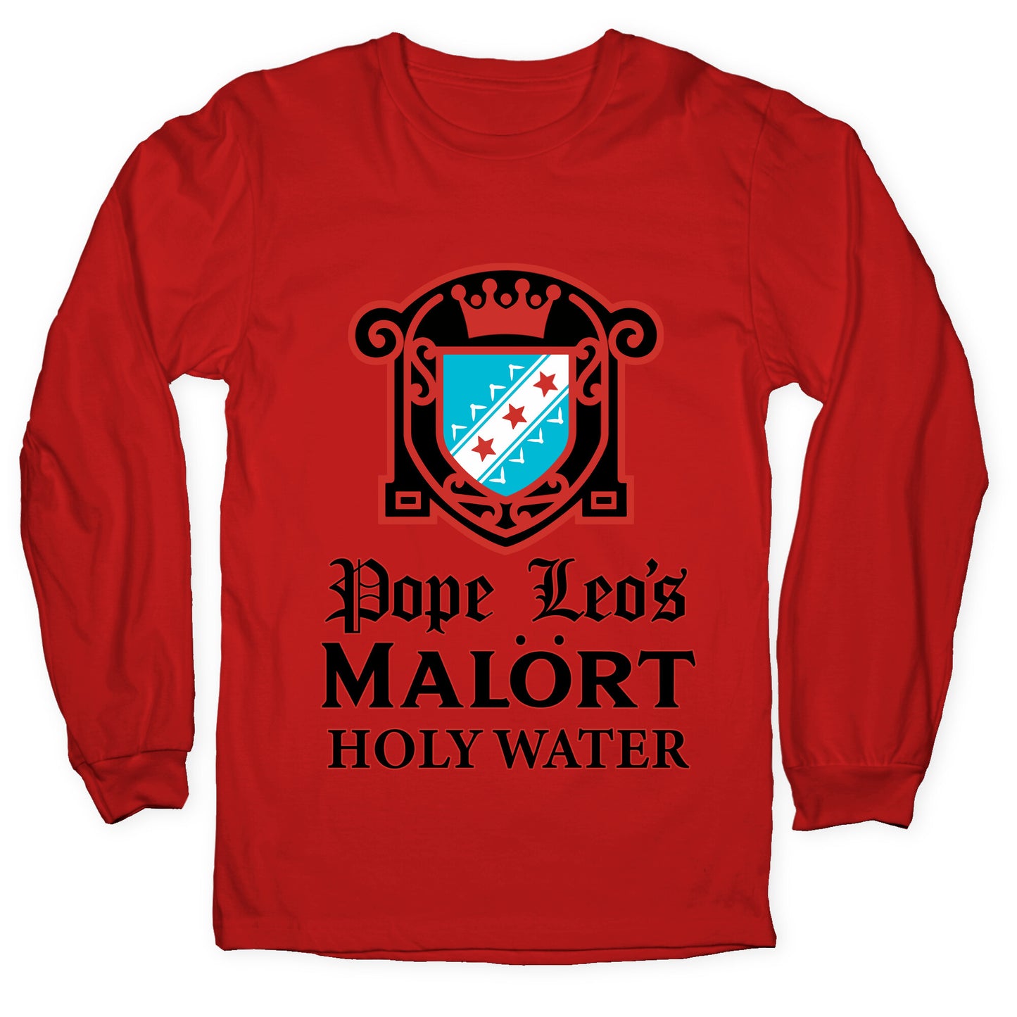 Pope Leo Holy Water Longsleeve Tee
