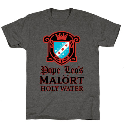 Pope Leo Holy Water Unisex Triblend Tee