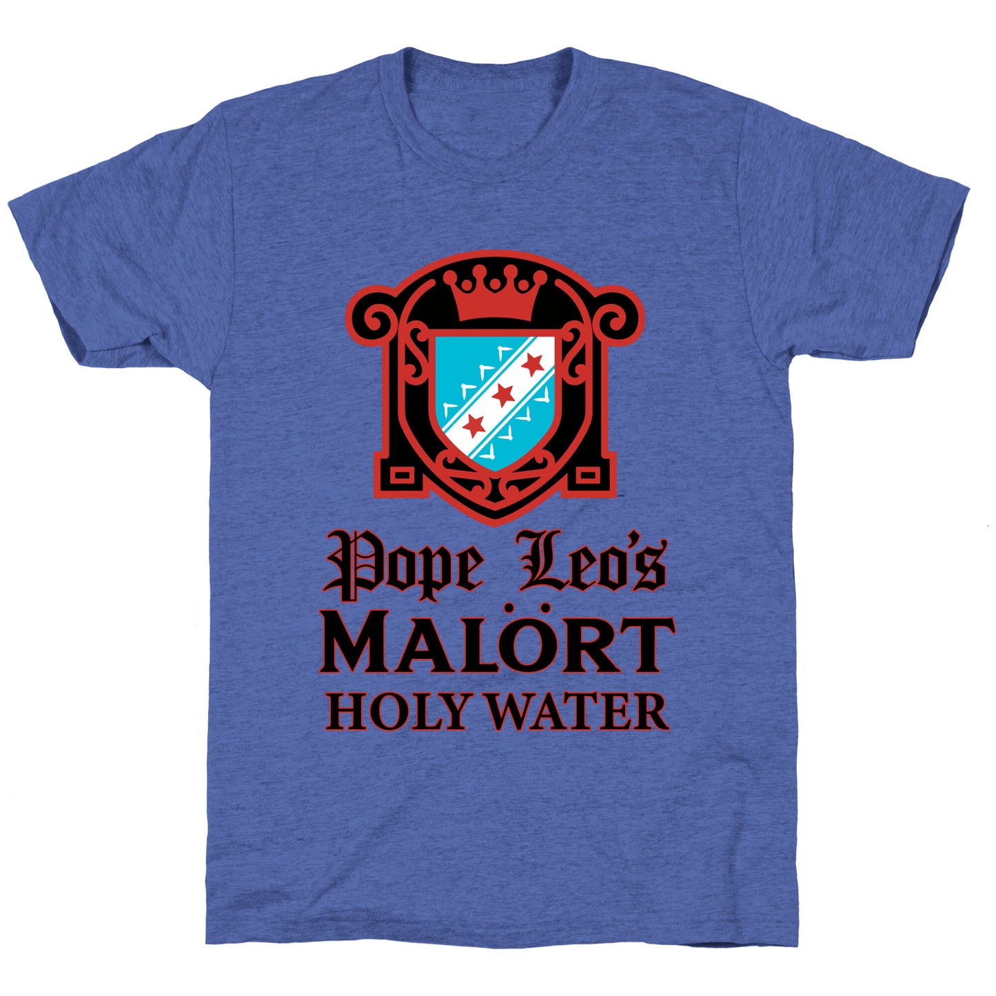 Pope Leo Holy Water Unisex Triblend Tee
