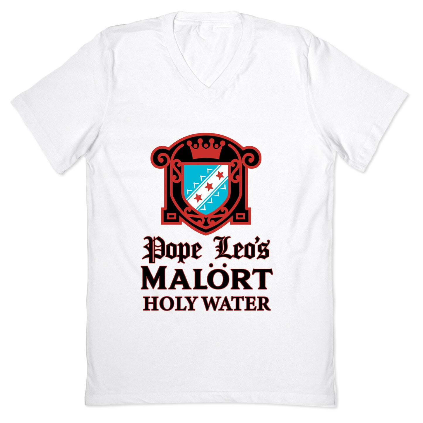 Pope Leo Holy Water V-Neck