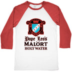 Pope Leo Holy Water Baseball Tee