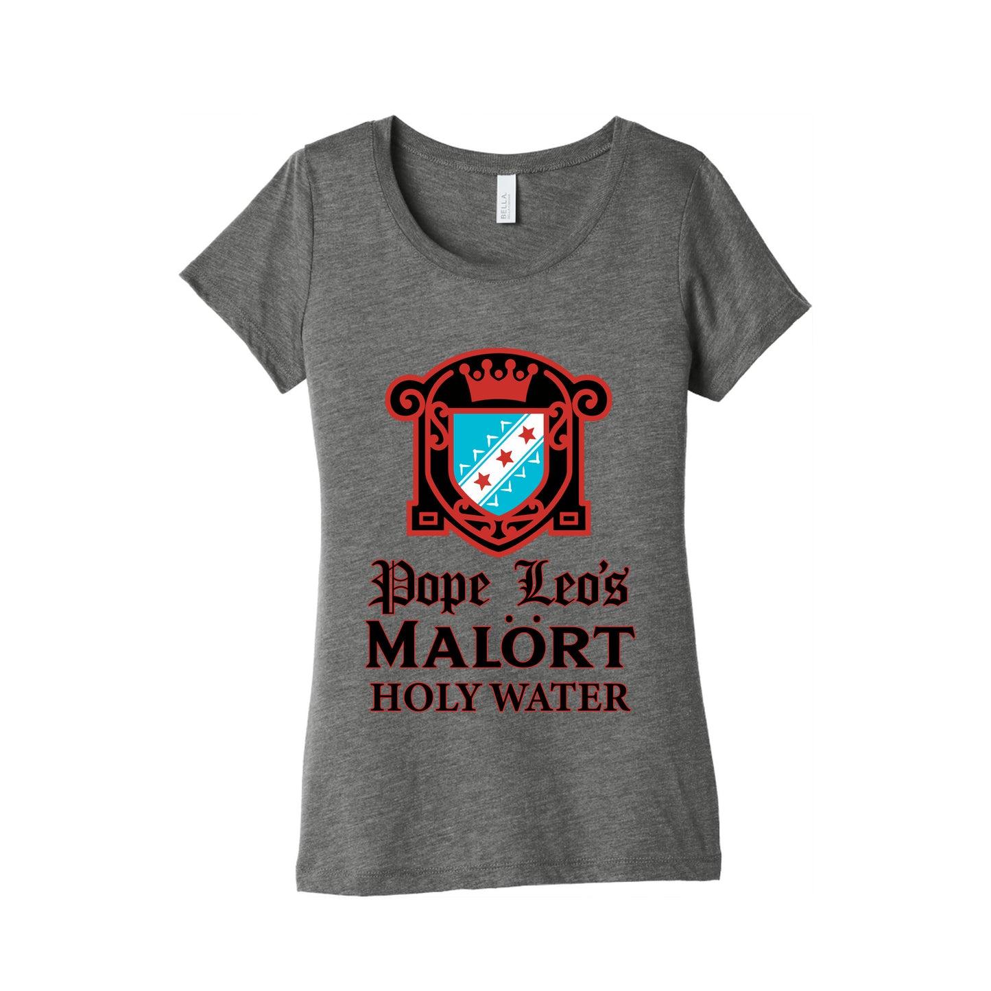 Pope Leo Holy Water Womens Triblend Tee
