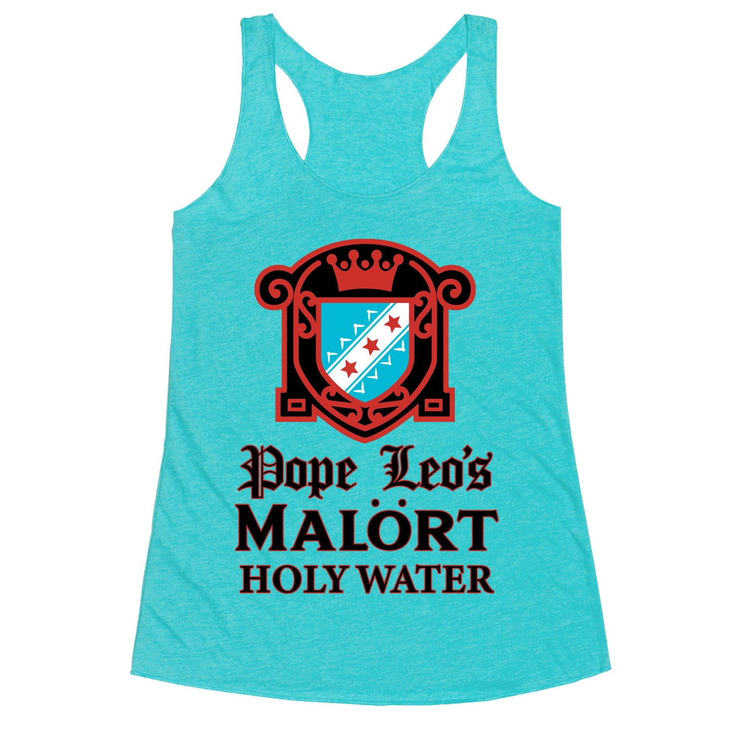 Pope Leo Holy Water Racerback Tank