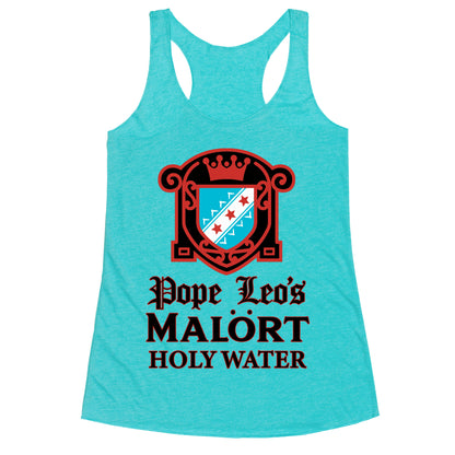 Pope Leo Holy Water Racerback Tank