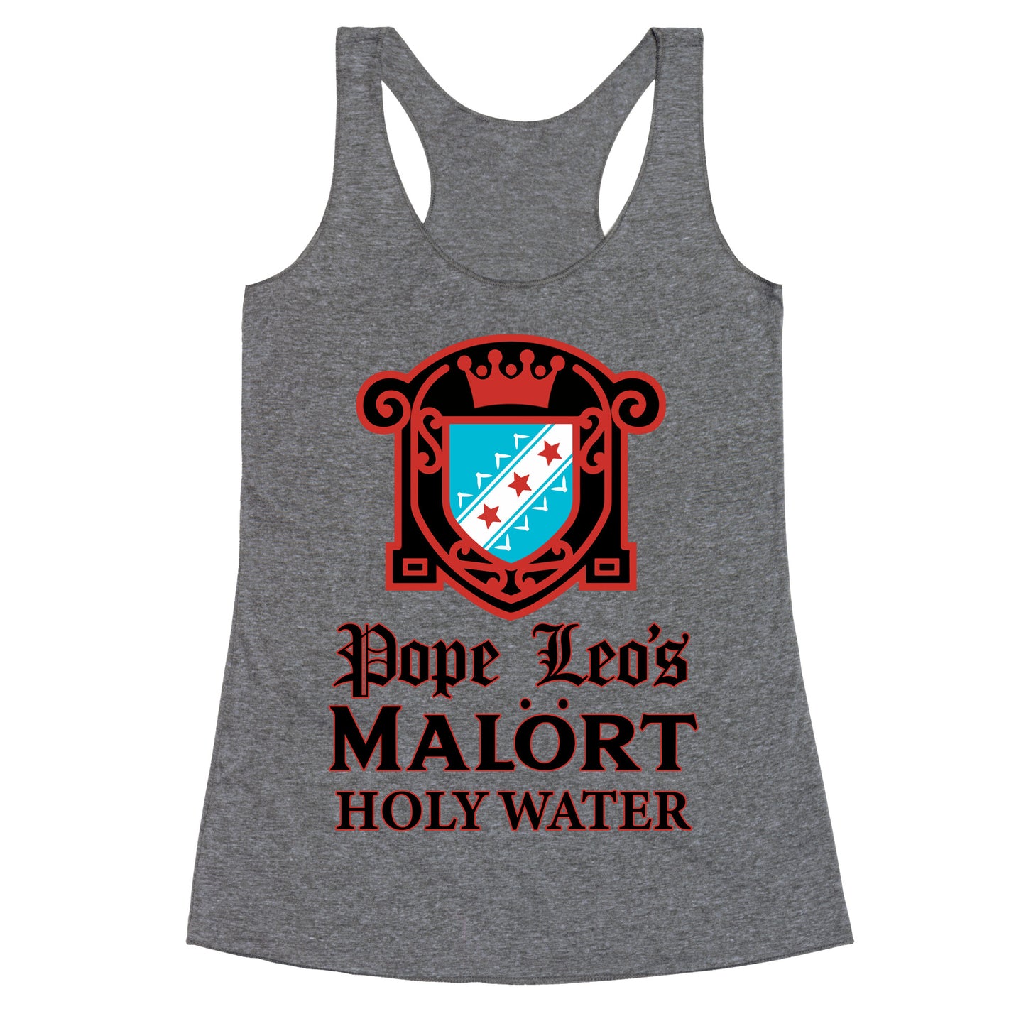 Pope Leo Holy Water Racerback Tank