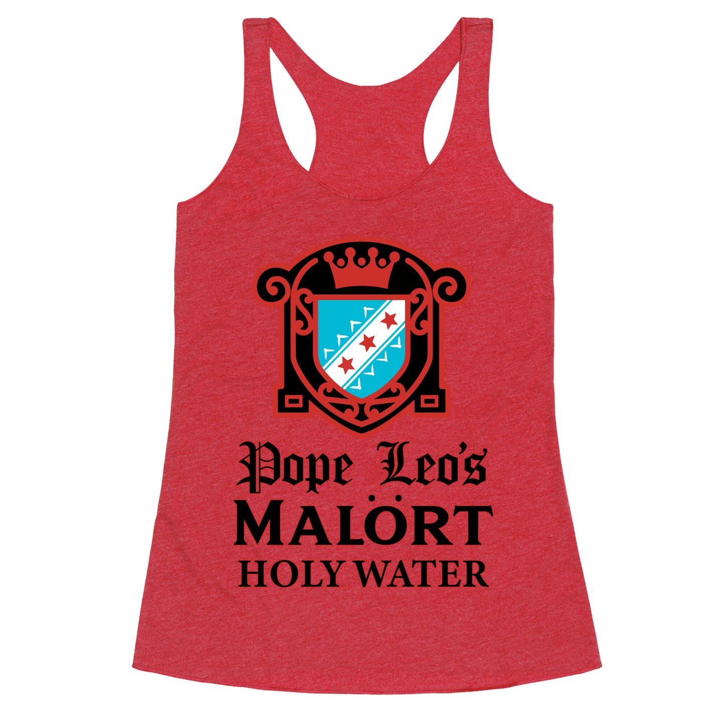 Pope Leo Holy Water Racerback Tank