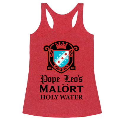Pope Leo Holy Water Racerback Tank