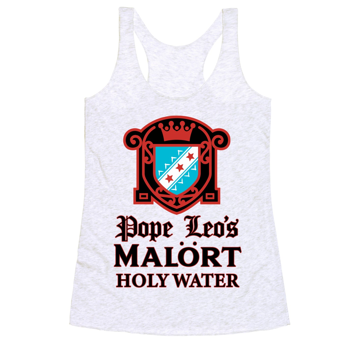 Pope Leo Holy Water Racerback Tank
