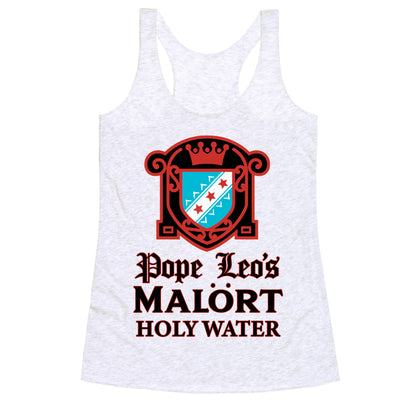 Pope Leo Holy Water Racerback Tank