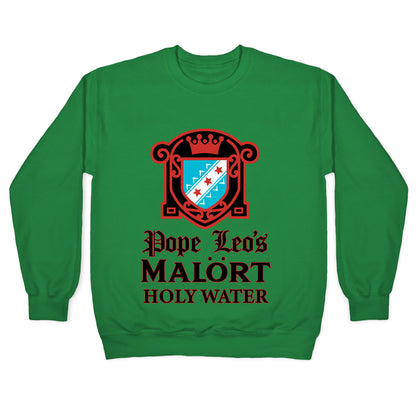 Pope Leo Holy Water Crewneck Sweatshirt