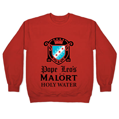 Pope Leo Holy Water Crewneck Sweatshirt