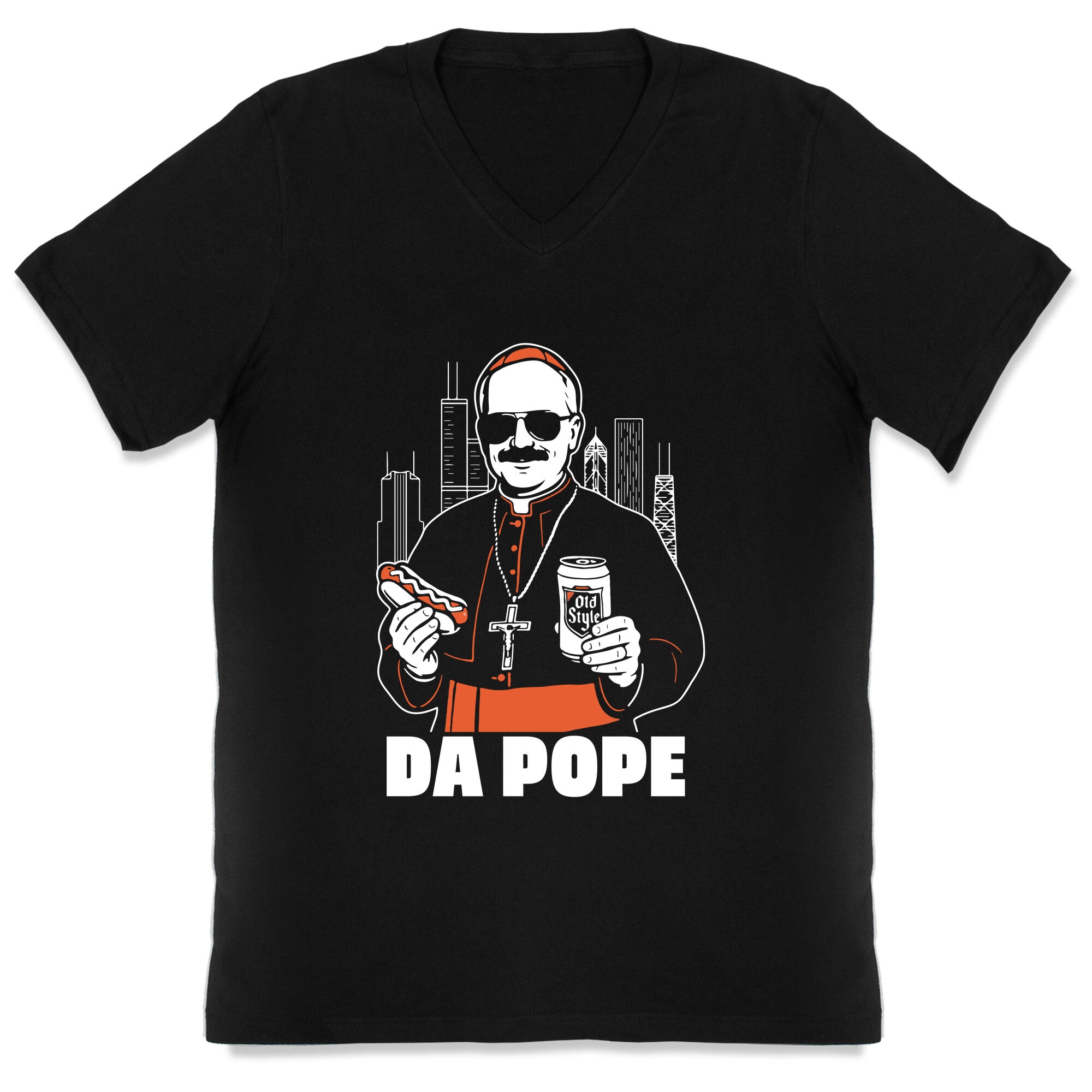 Da Pope Leo V-Neck