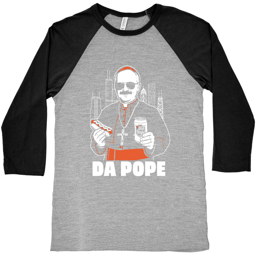 Da Pope Leo Baseball Tee