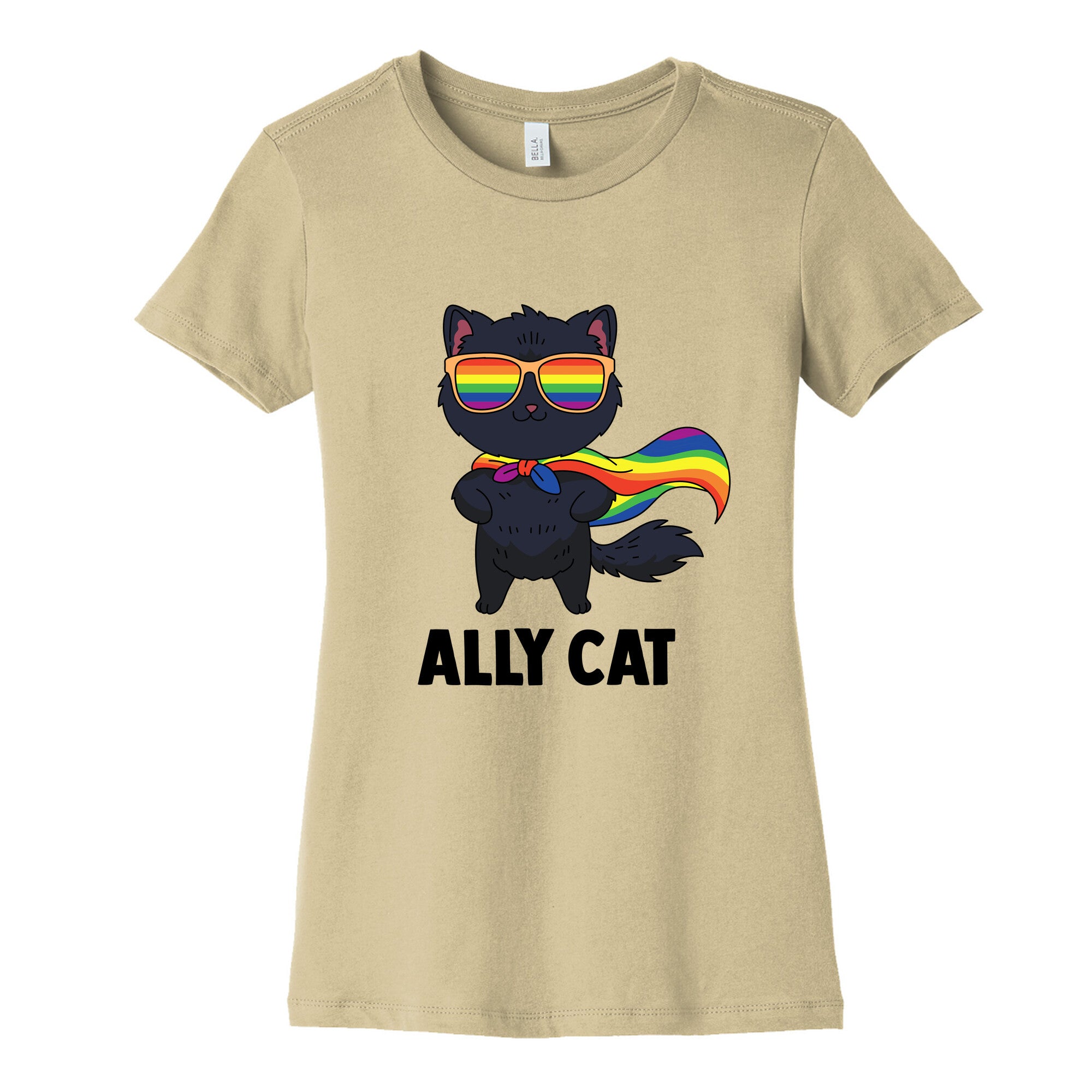 Ally Cat Womens Cotton Tee