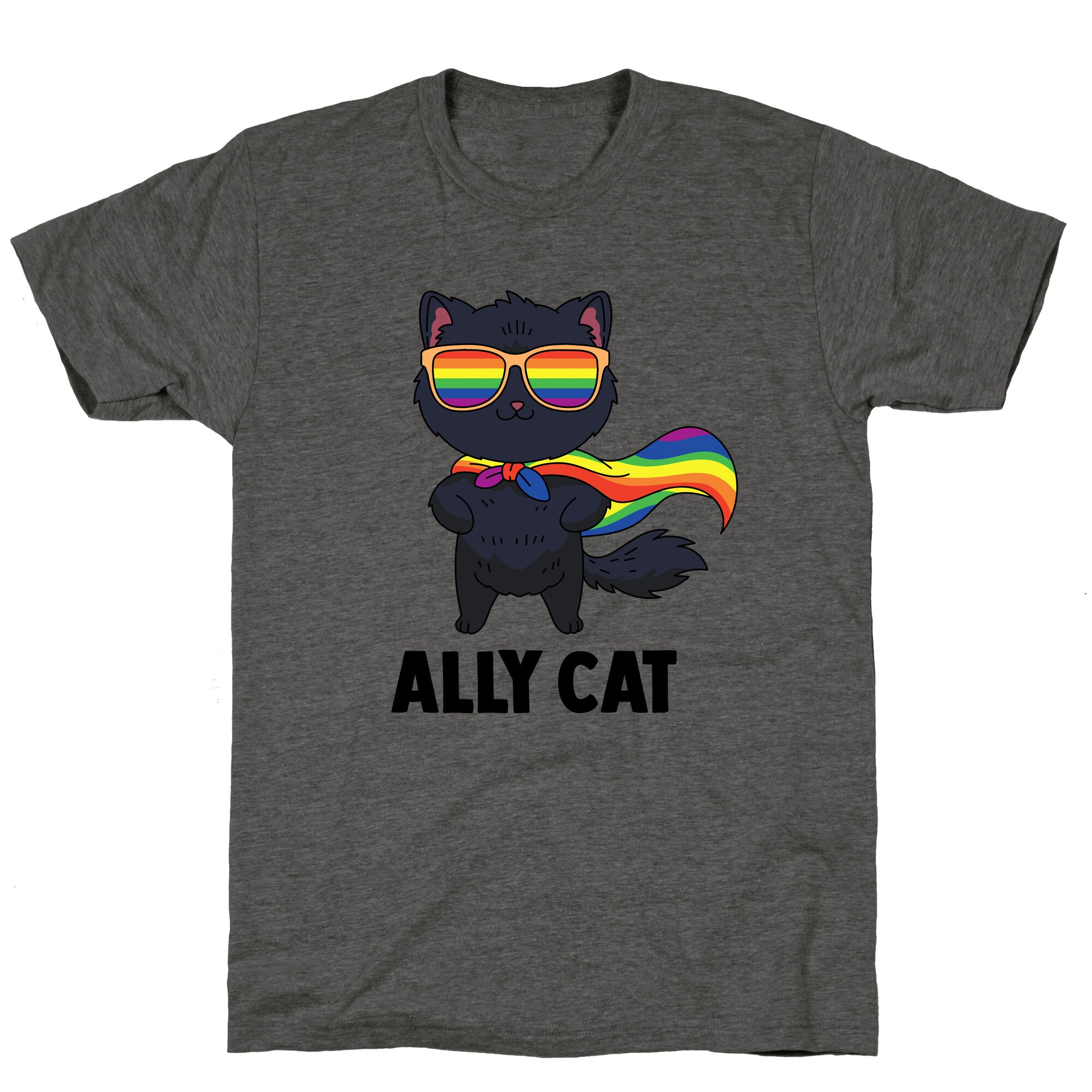 Ally Cat Unisex Triblend Tee