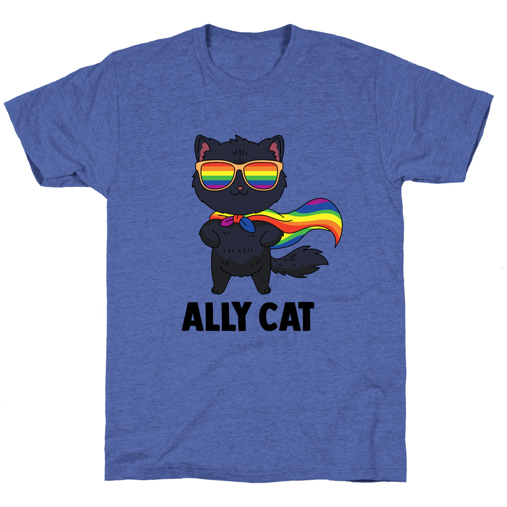 Ally Cat Unisex Triblend Tee