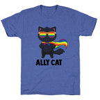 Ally Cat Unisex Triblend Tee