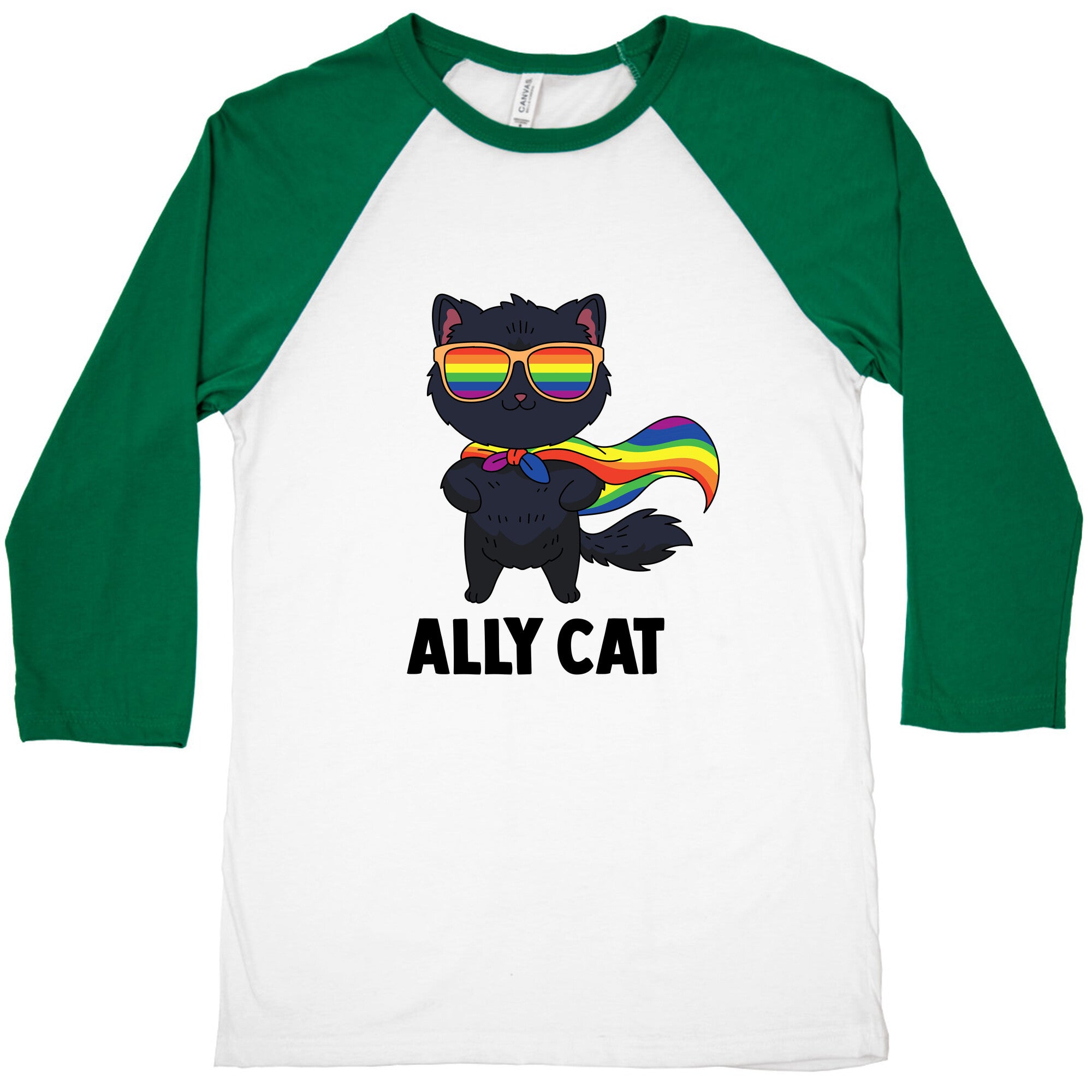 Ally Cat Baseball Tee