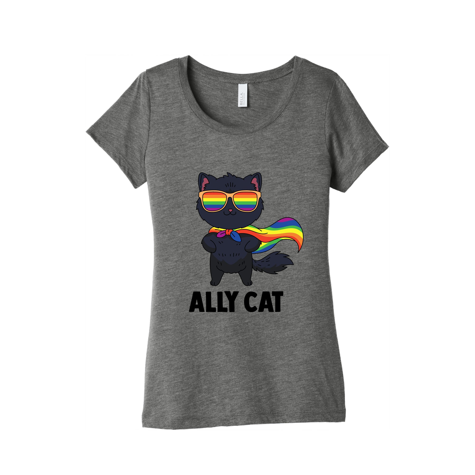 Ally Cat Womens Triblend Tee