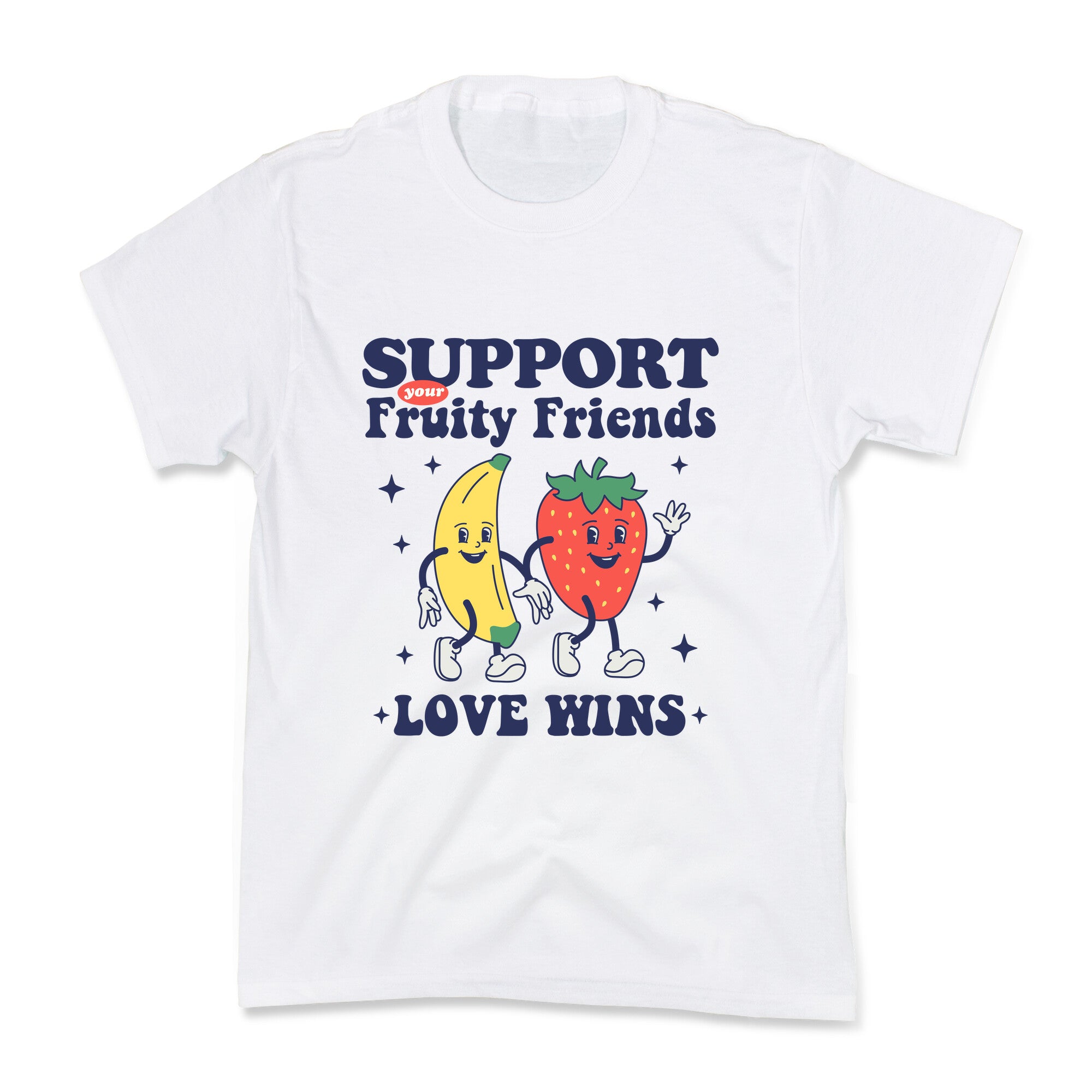 Support Your Fruity Friends Pride Kids Tee