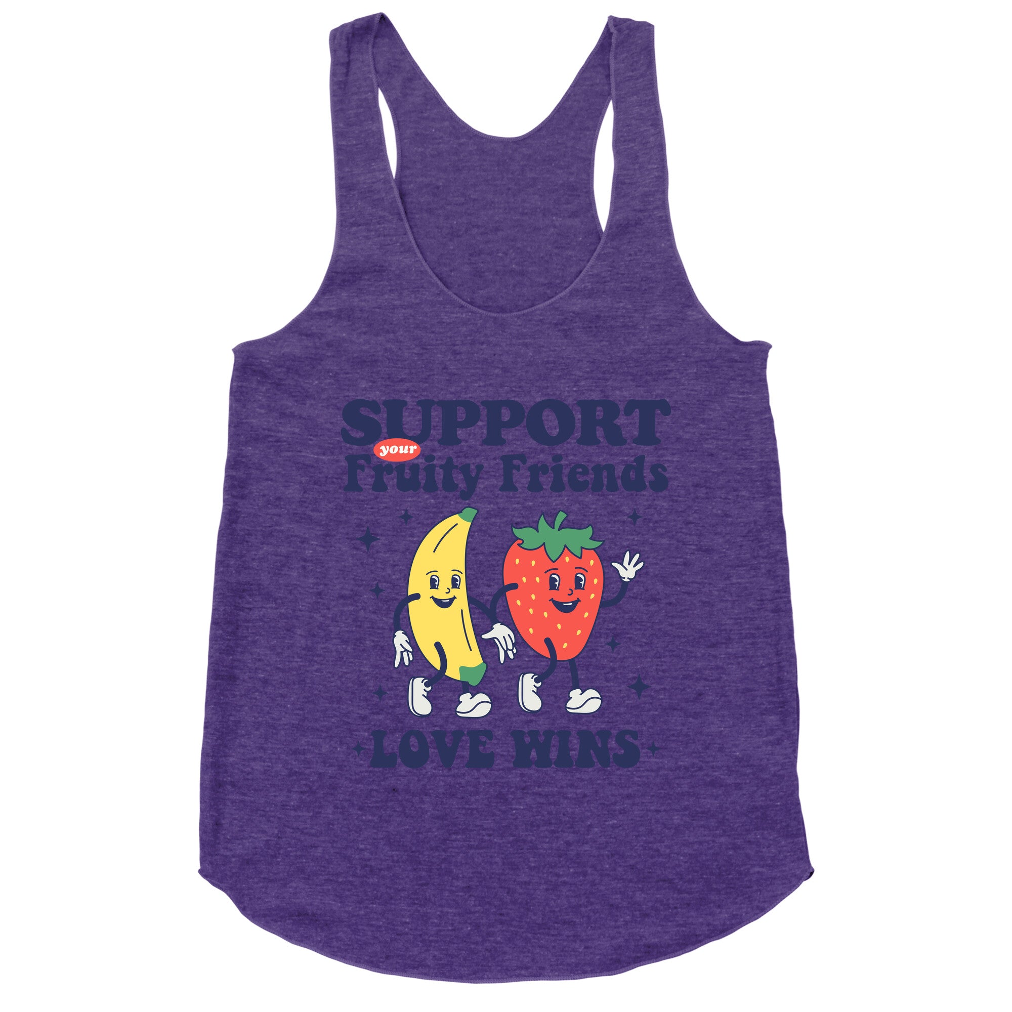 Support Your Fruity Friends Pride Racerback Tank